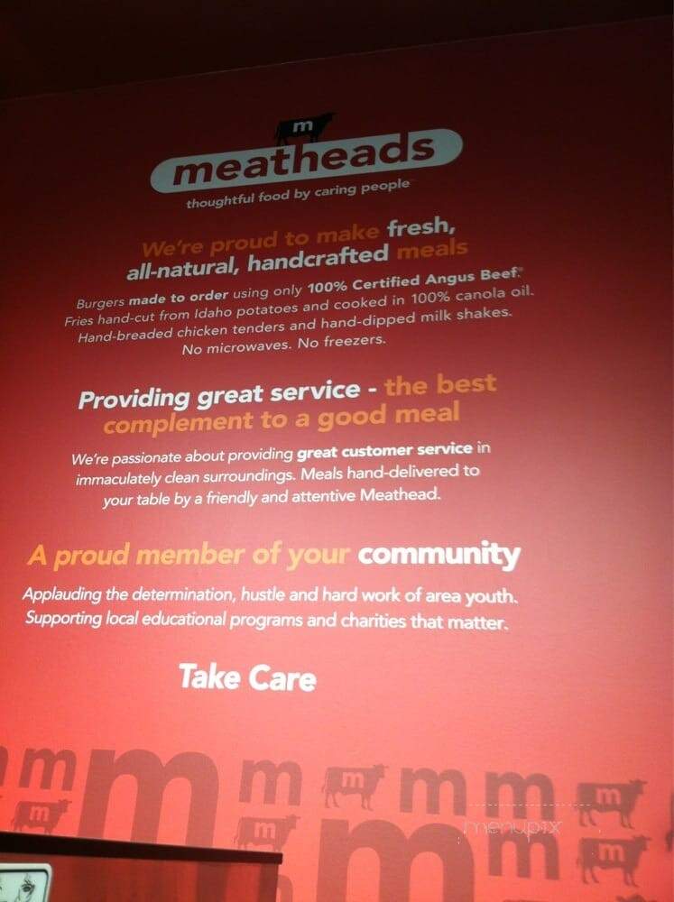 Meatheads Burgers & Fries - Munster, IN menu_pic