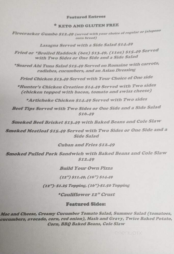 Trailside - Brantingham, NY menu_pic