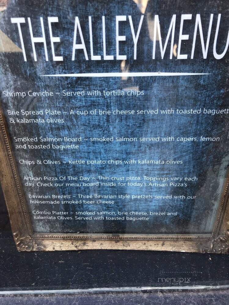Alley - Mariposa, CA menu_pic