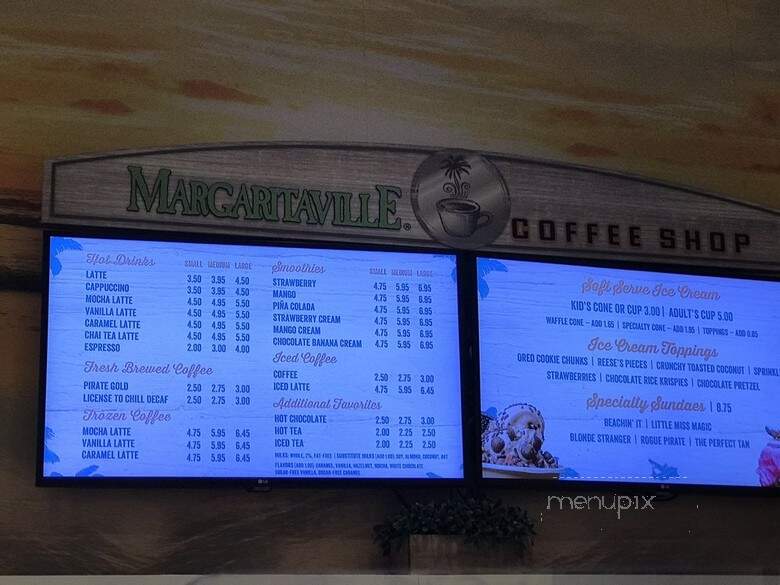 Margaritaville - Hollywood, FL menu_pic