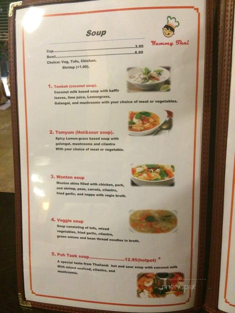 Yummy Thai - Lebanon, TN menu_pic