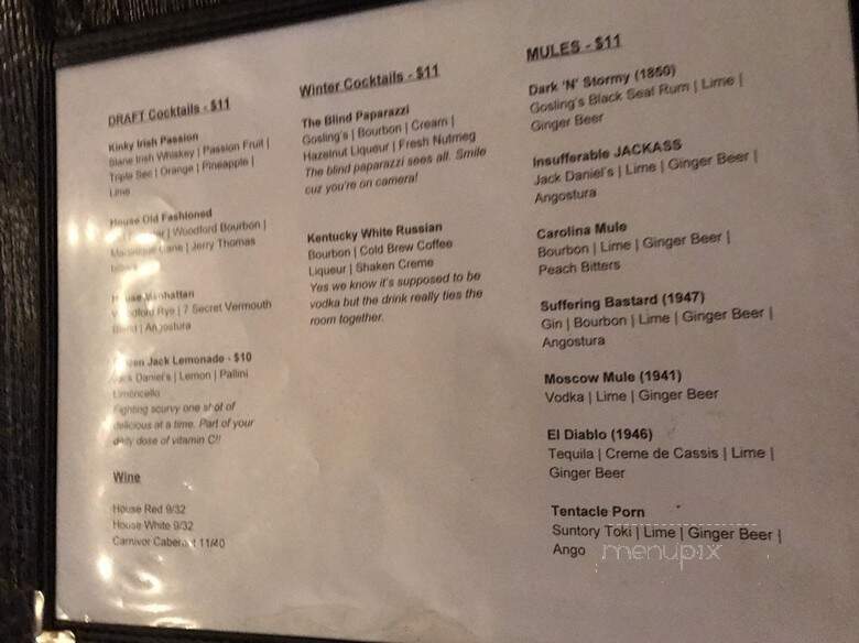 Arrogant Swine - Brooklyn, NY menu_pic