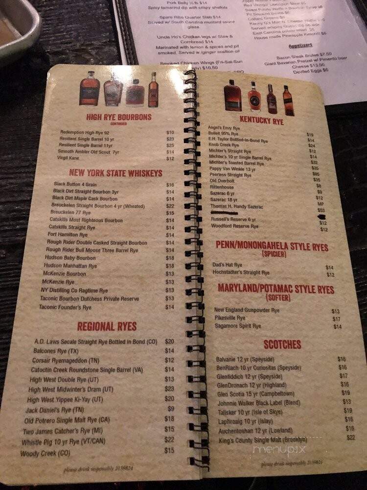 Arrogant Swine - Brooklyn, NY menu_pic