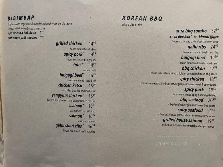 Aura Korean & Japanese Restaurant - Sacramento, CA