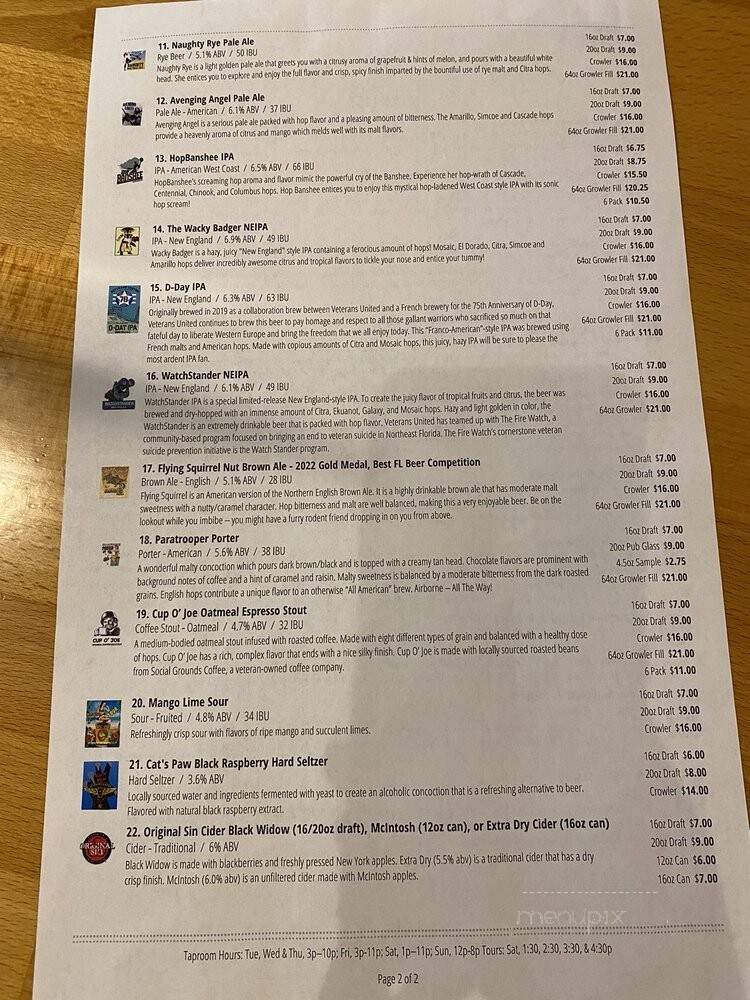 Veterans United Craft Brewery - Jacksonville, FL