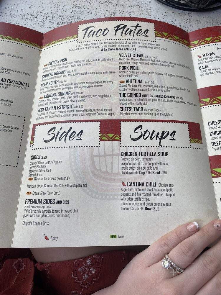 Velvet Cactus - Baton Rouge, LA menu_pic
