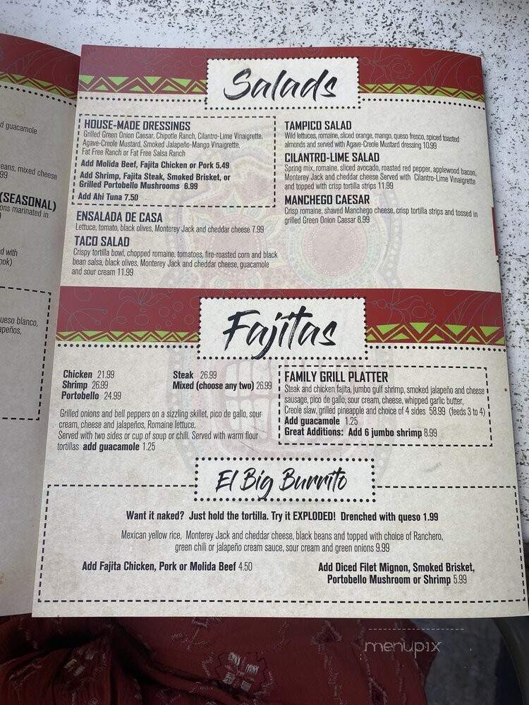 Velvet Cactus - Baton Rouge, LA menu_pic