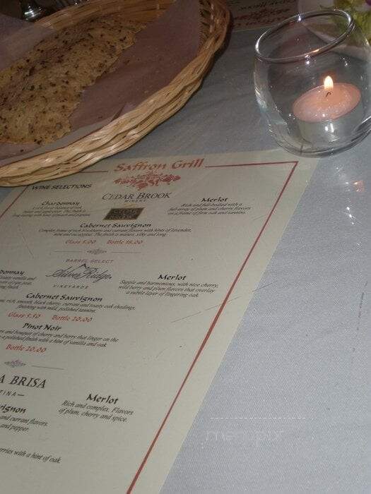Saffron Grill - San Francisco, CA menu_pic