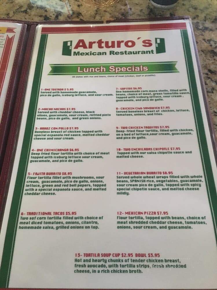 Arturo's Mexican Restaurant - Des Moines, WA
