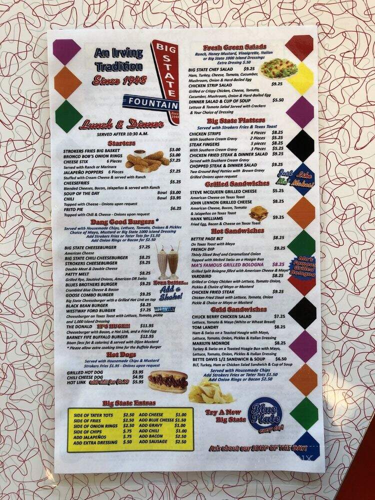 Big State Fountain Grill - Irving, TX
