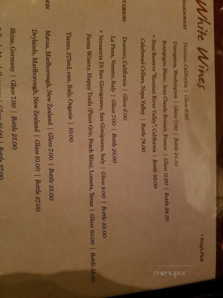 Restoration Wine Bar - Lufkin, TX menu_pic