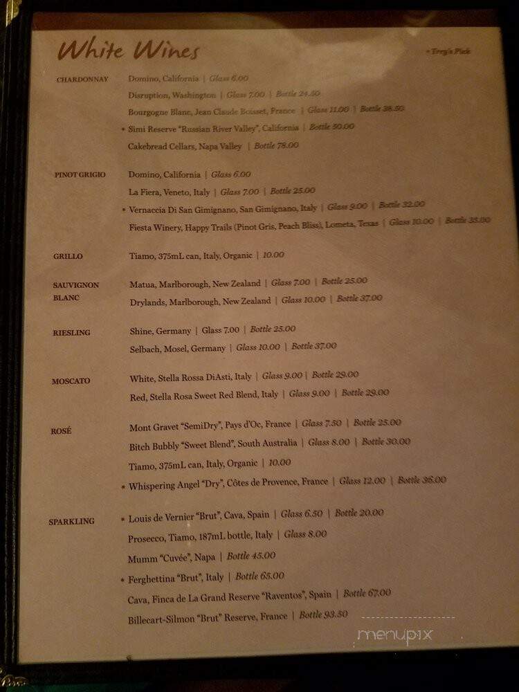 Restoration Wine Bar - Lufkin, TX menu_pic