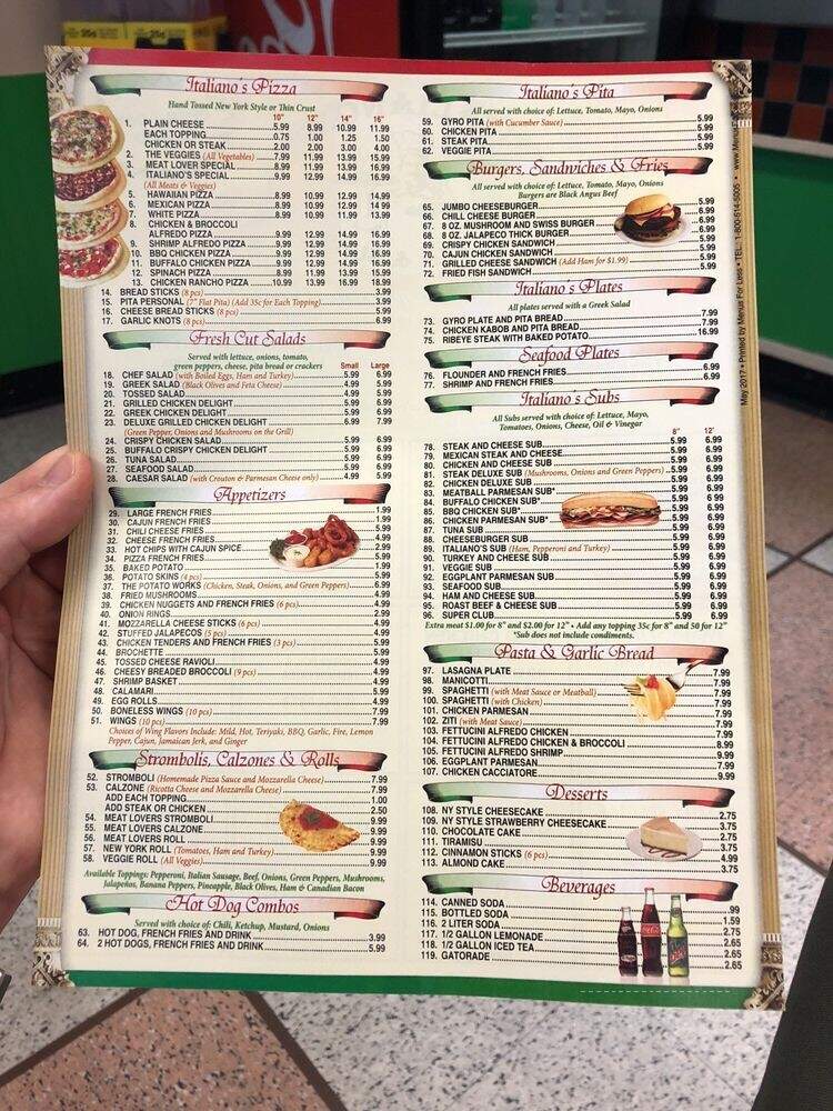 Italiano's Pizza & Subs - Fayetteville, NC