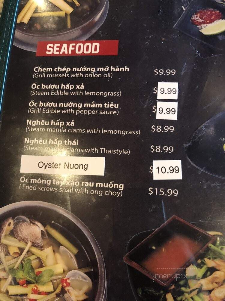 One Hot Pot & Grill - Houston, TX menu_pic