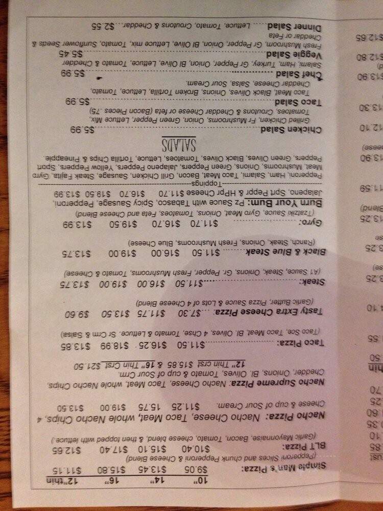 Boondock's Pizzeria - Bellevue, MI menu_pic