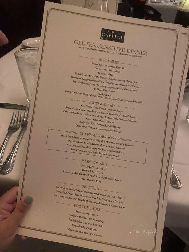Capital Grille - Sarasota, FL menu_pic