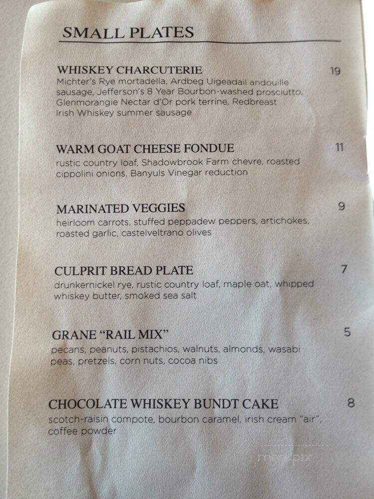 Grane - Omaha, NE menu_pic