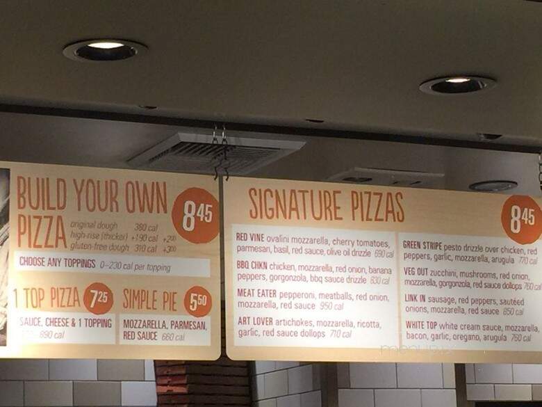 Blaze Pizza - Los Angeles, CA menu_pic