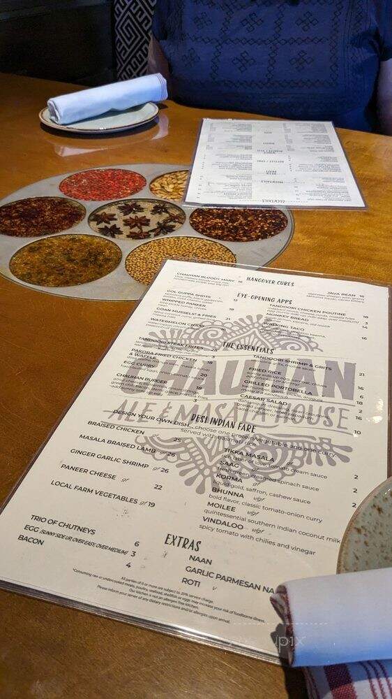 Chauhan Ale & Masala House - Nashville, TN menu_pic