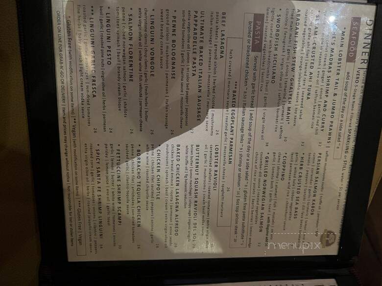 Olive Terrace Bar and Grill - Santa Clarita, CA menu_pic