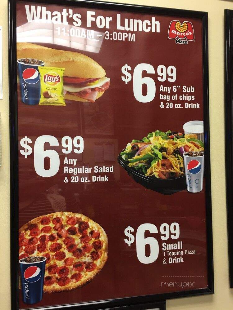 Marco's Pizza - Mount Pleasant, SC menu_pic