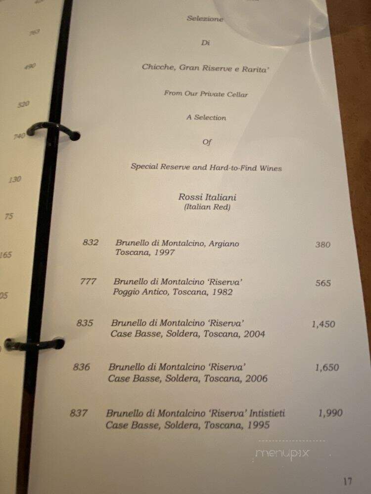Masseria Dei Vini - New York, NY menu_pic