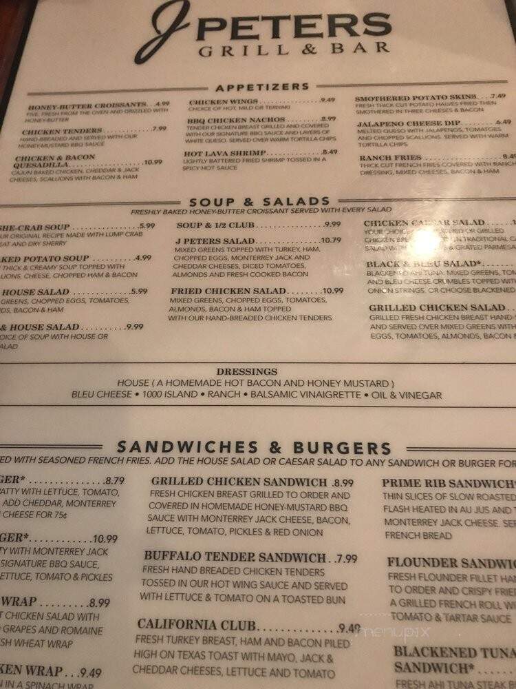 J Peters Grill and Bar - Columbia, SC
