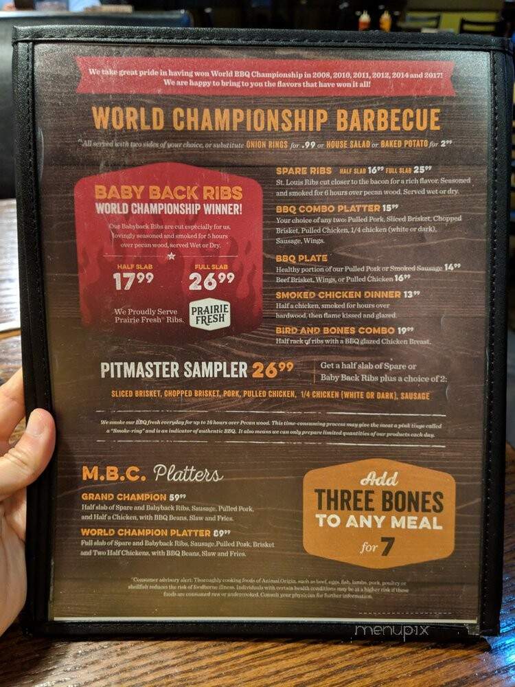 Memphis BBQ Co. - Dunwoody, GA menu_pic