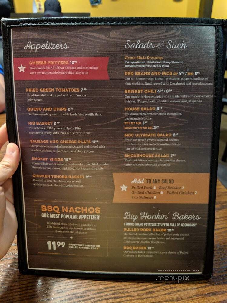 Memphis BBQ Co. - Dunwoody, GA menu_pic