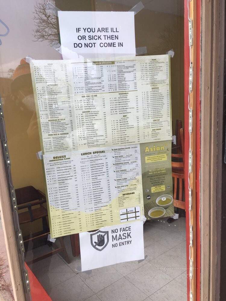 Asian Gourmet - Lansing, MI menu_pic