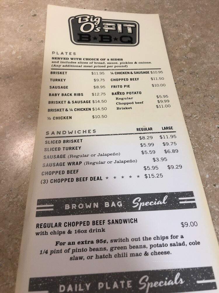 Pit Barbeque - Austin, TX menu_pic