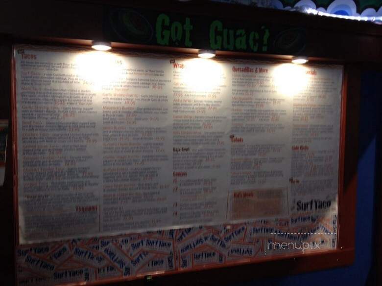 Surf Taco Coastal Cuisine - Ship Bottom, NJ menu_pic