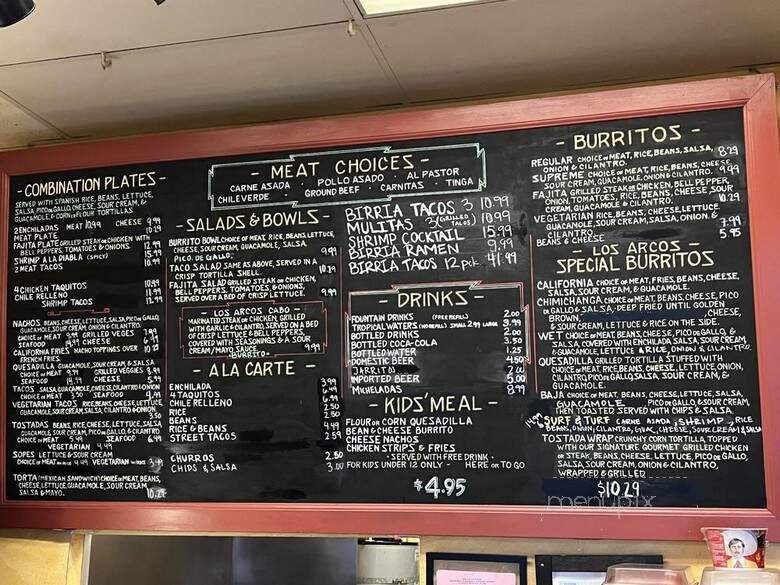 Los Arcos Authentic Mexican Food - Chico, CA menu_pic