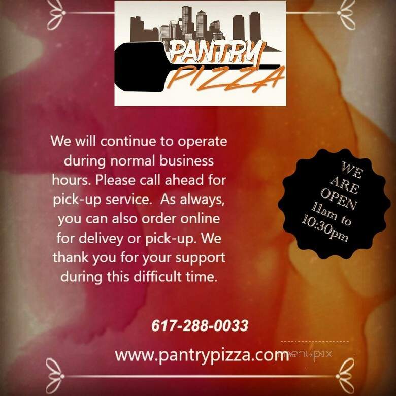 Pantry Pizza Kitchen - Dorchester, MA