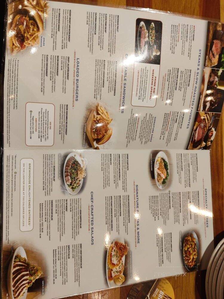 Bj's Restaurant and Brewhouse - Cedar Park, TX menu_pic