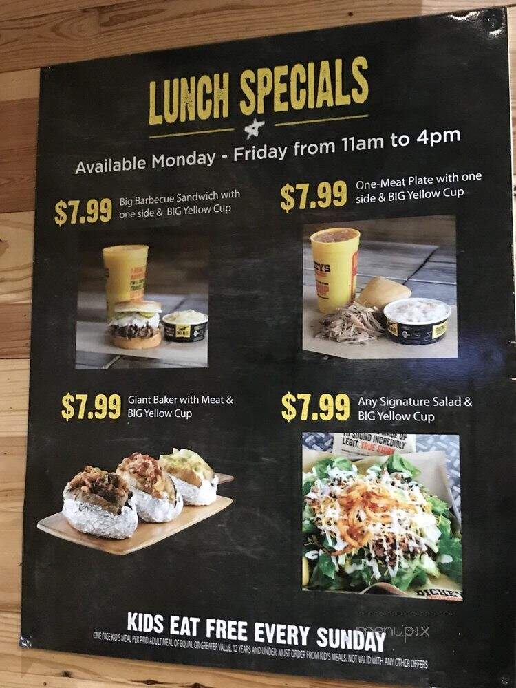 Dickey's Barbecue Pit - Fresno, CA menu_pic