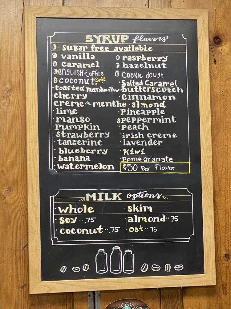 Moab Coffee Roasters - Moab, UT menu_pic