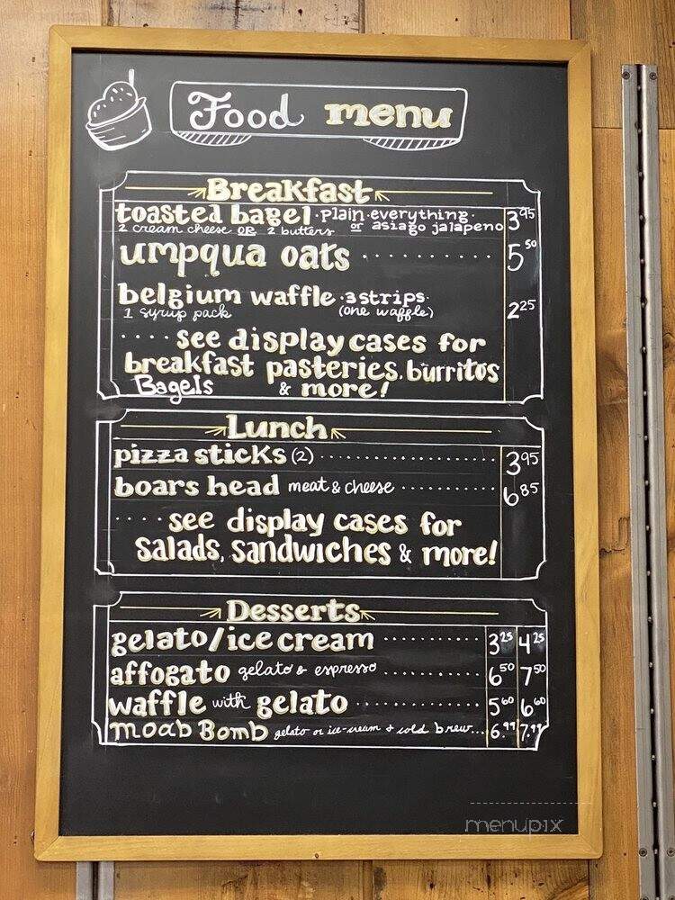 Moab Coffee Roasters - Moab, UT menu_pic