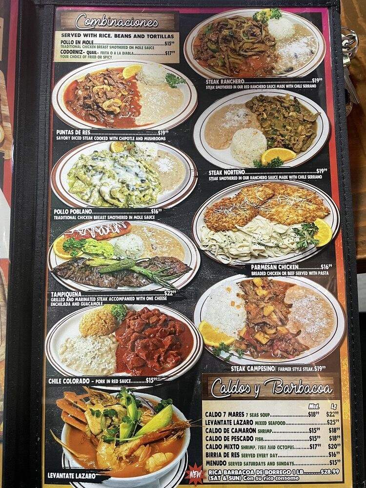 La Mojarra Loca - Las Vegas, NV menu_pic