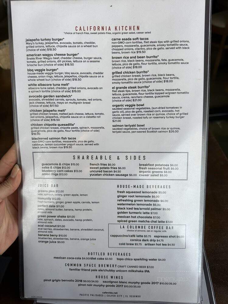 Cafe Vida - Culver City, CA