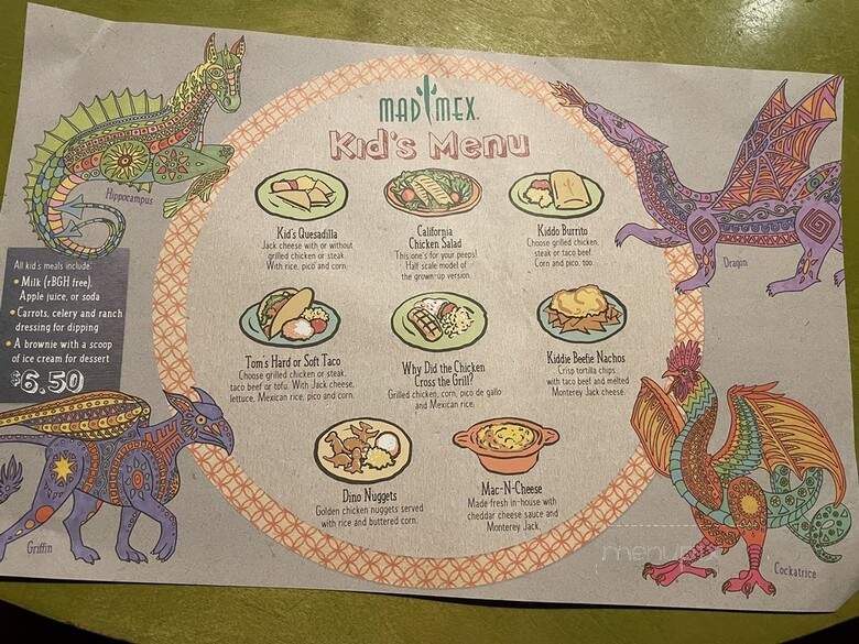 Mad Mex - Willow Grove, PA menu_pic