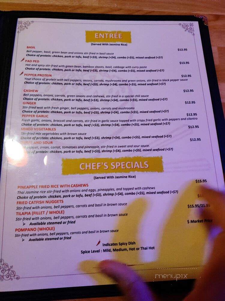Thai Tanic - Destin, FL menu_pic