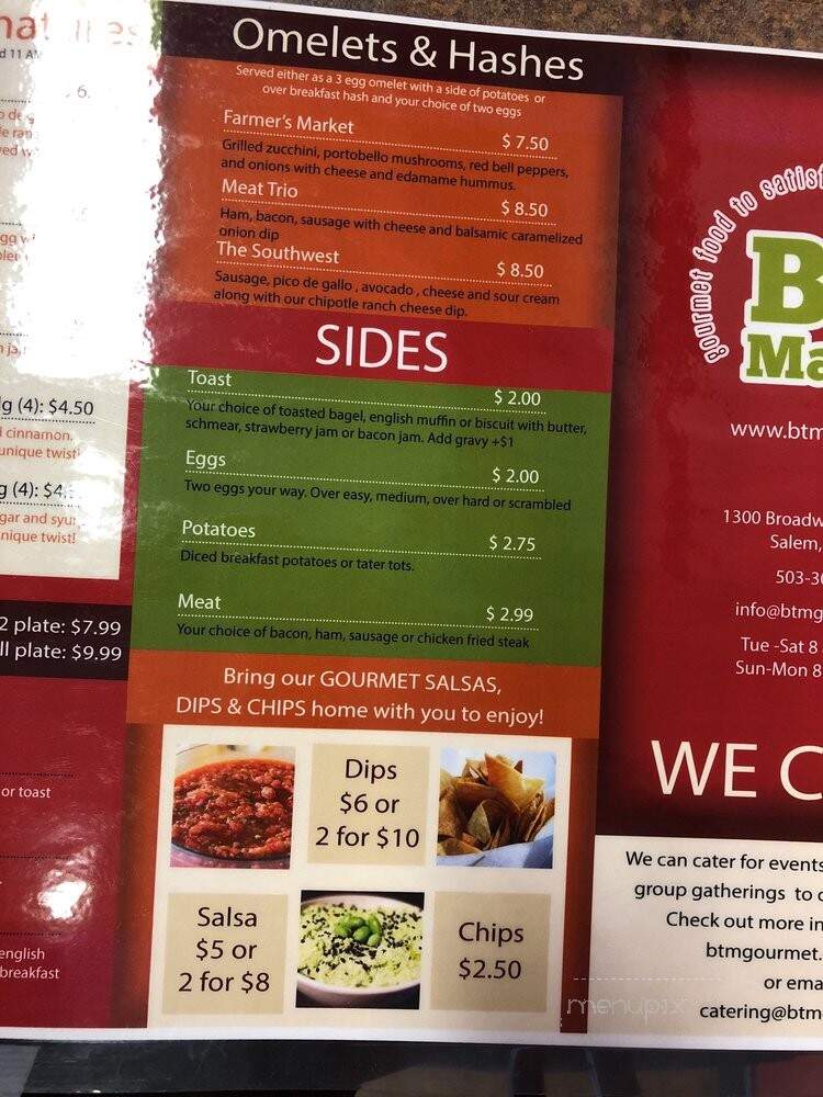 Better Than Mama's - Salem, OR menu_pic