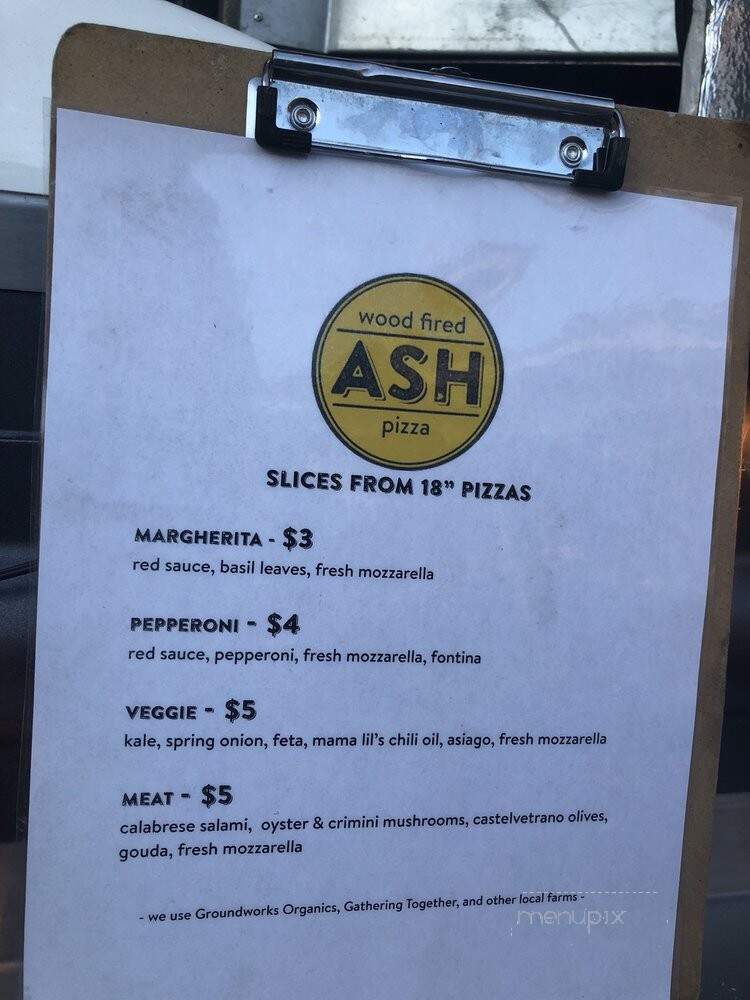 Ash Wood Fired Pizza - Portland, OR menu_pic