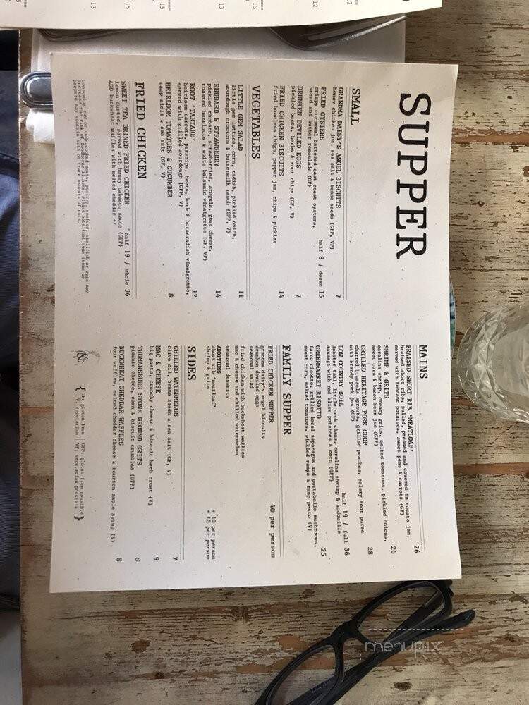 Root & Bone - New York, NY menu_pic