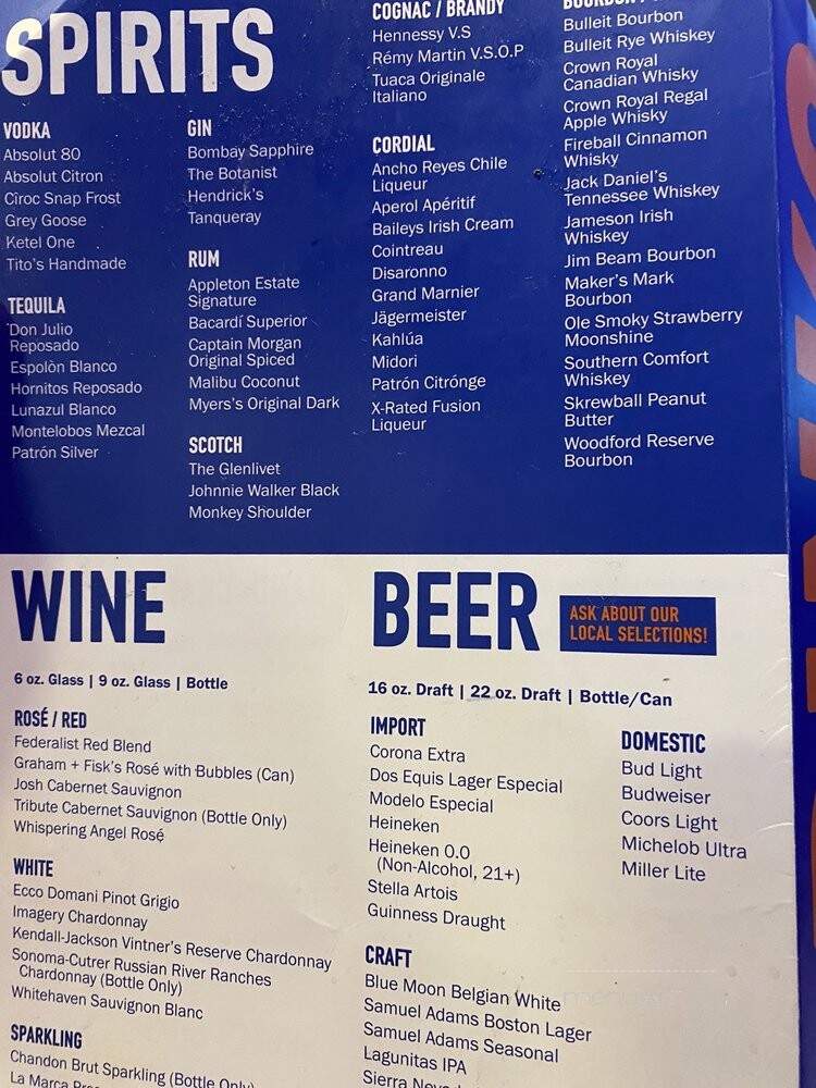 Dave & Buster's - Virginia Beach, VA menu_pic