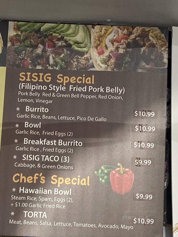 Toro Grillhouse - Glendale, CA menu_pic