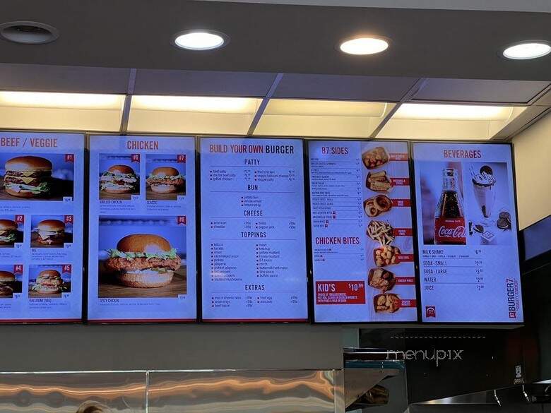 Burger 7 - Alexandria, VA menu_pic