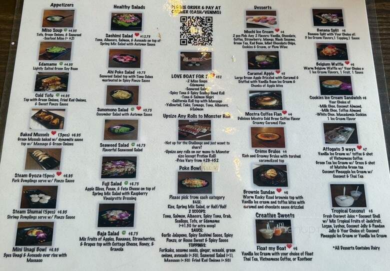 Deli Sushi & Desserts - San Diego, CA menu_pic