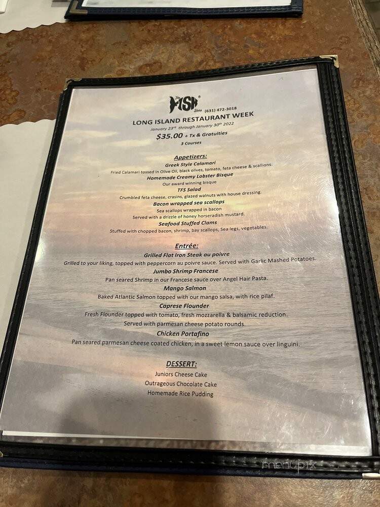 Fish Store - Bayport, NY menu_pic